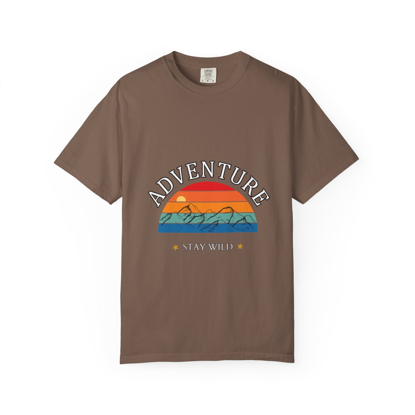 Adventure Stay Wild Unisex Garment-Dyed T-Shirt
