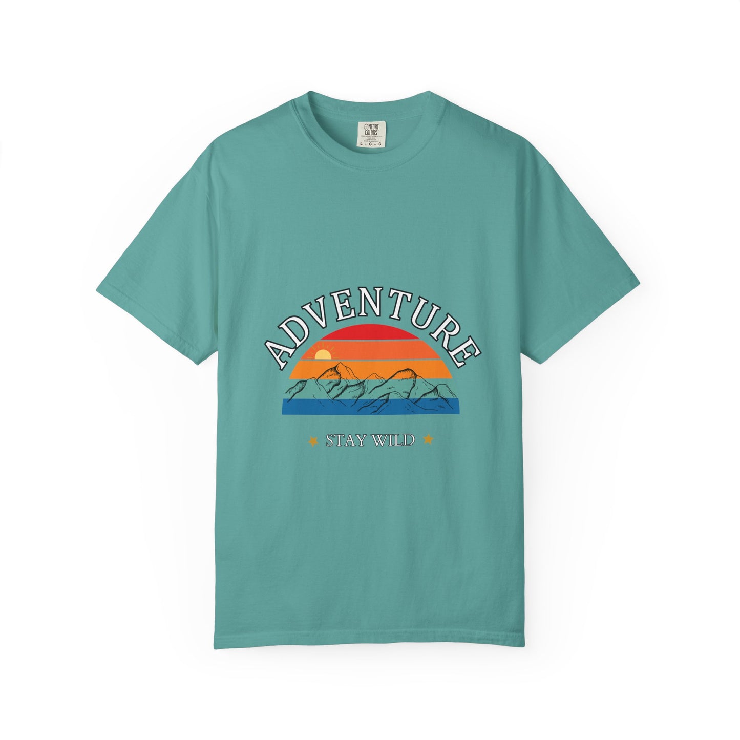 Adventure Stay Wild Unisex Garment-Dyed T-Shirt