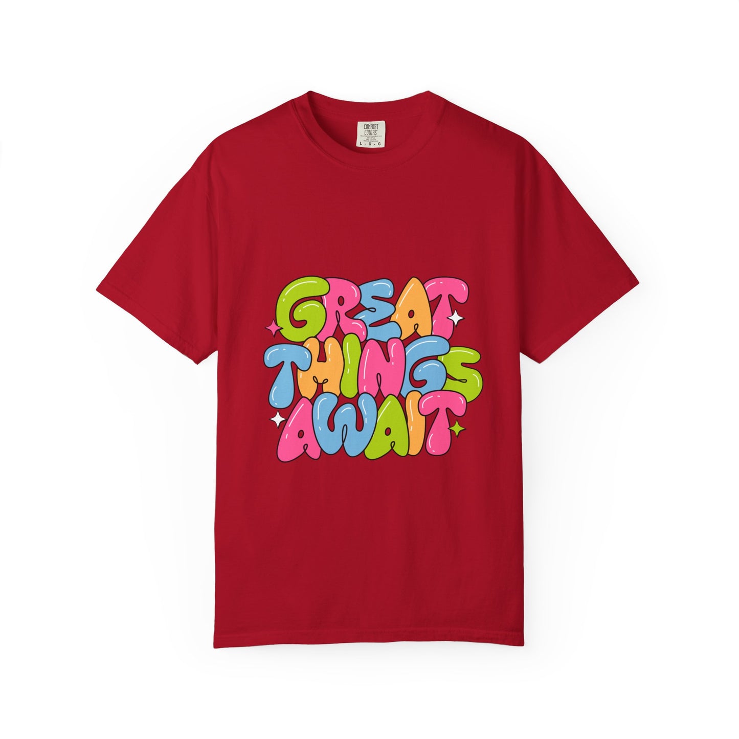Great Things Await Unisex Garment-Dyed T-Shirt