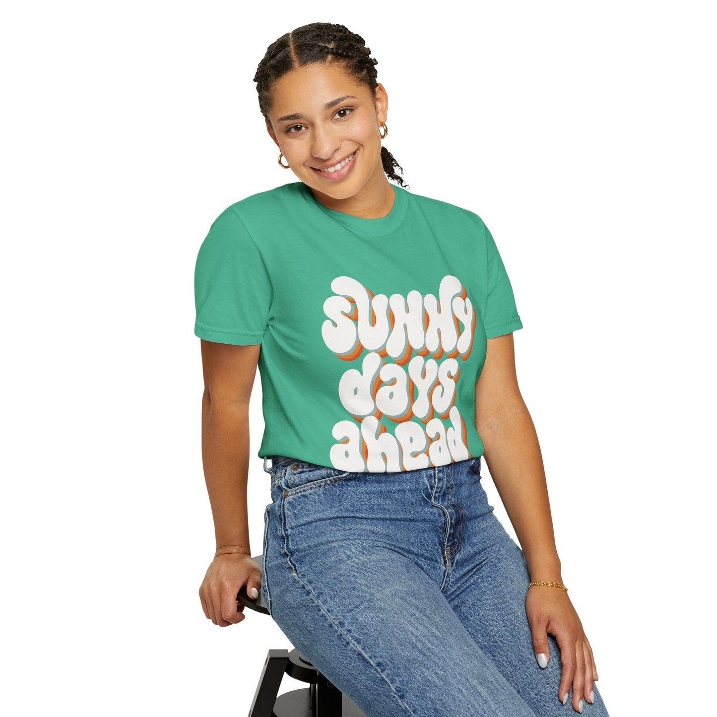 Sunny Days Ahead Groovy - Garment-Dyed T-shirt