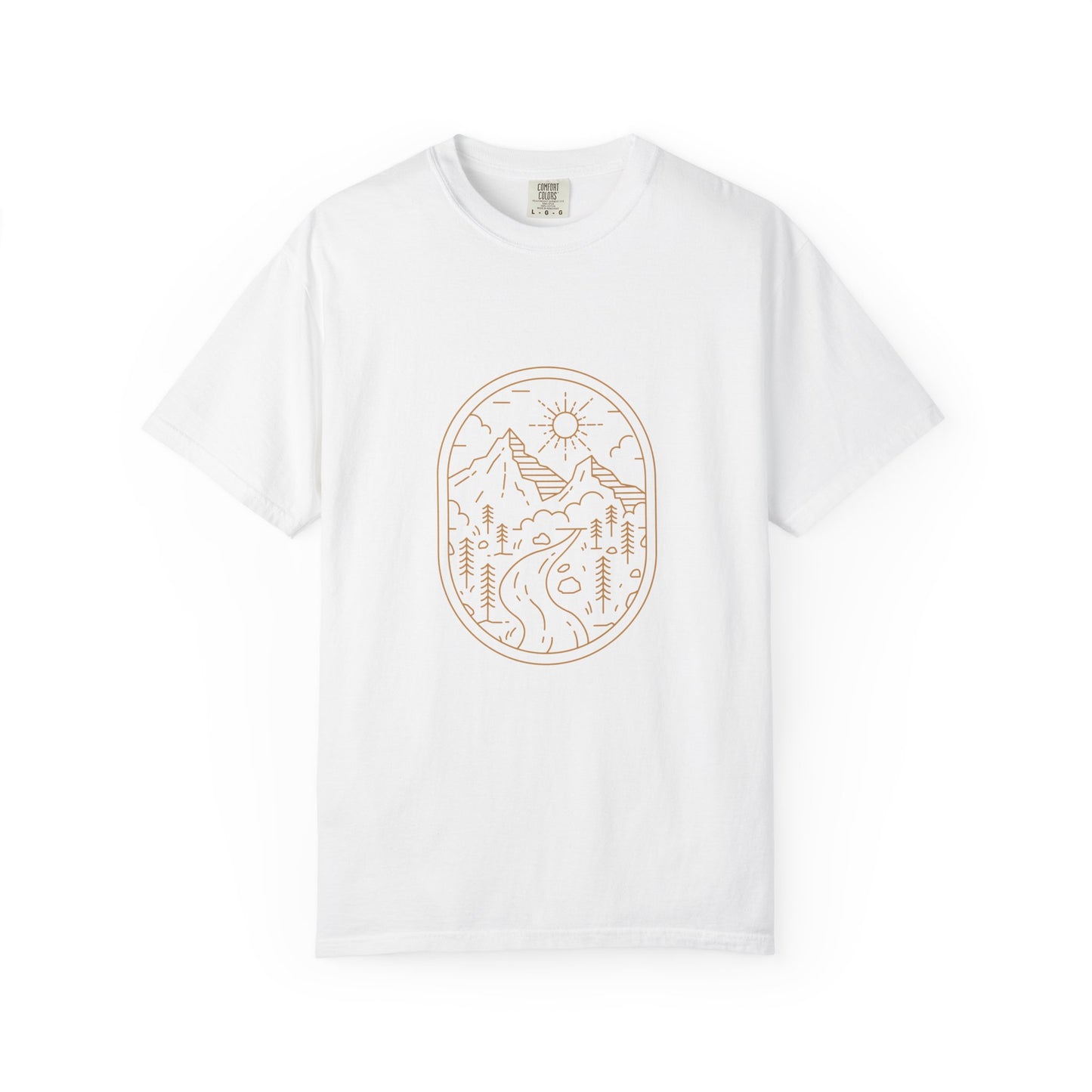 'The Golden Hour' - Mountain Scene Unisex T-shirt