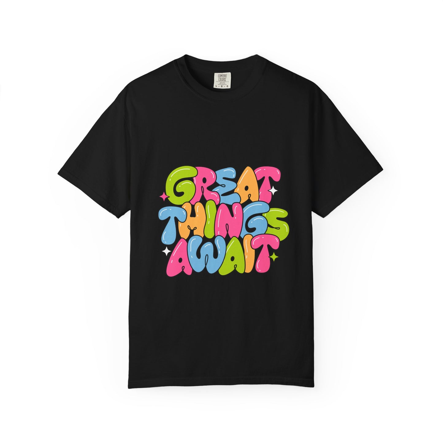 Great Things Await Unisex Garment-Dyed T-Shirt