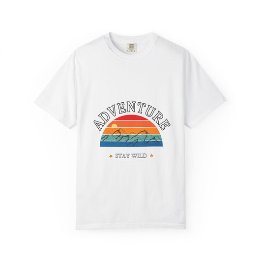 Adventure Stay Wild Unisex Garment-Dyed T-Shirt
