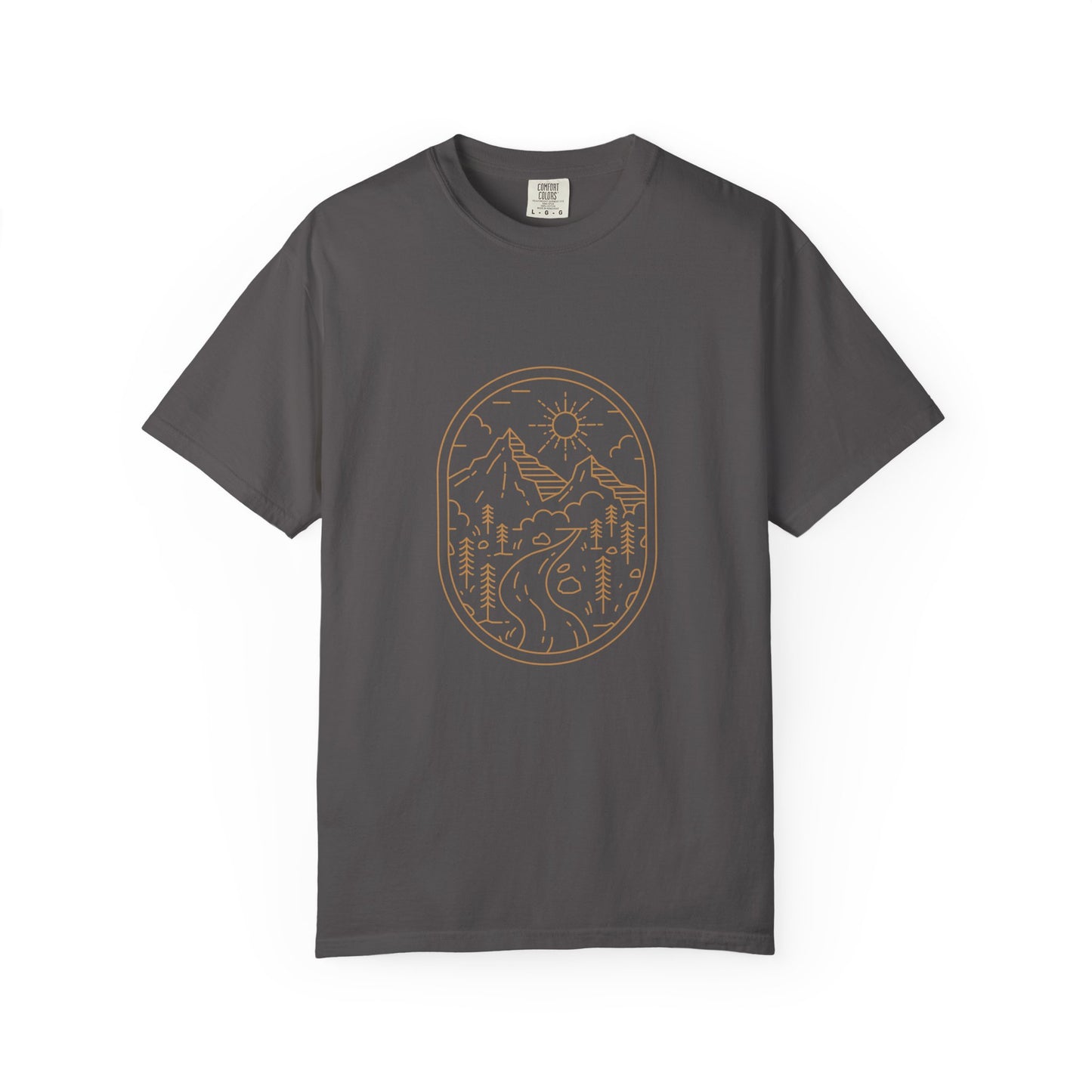 'The Golden Hour' - Mountain Scene Unisex T-shirt