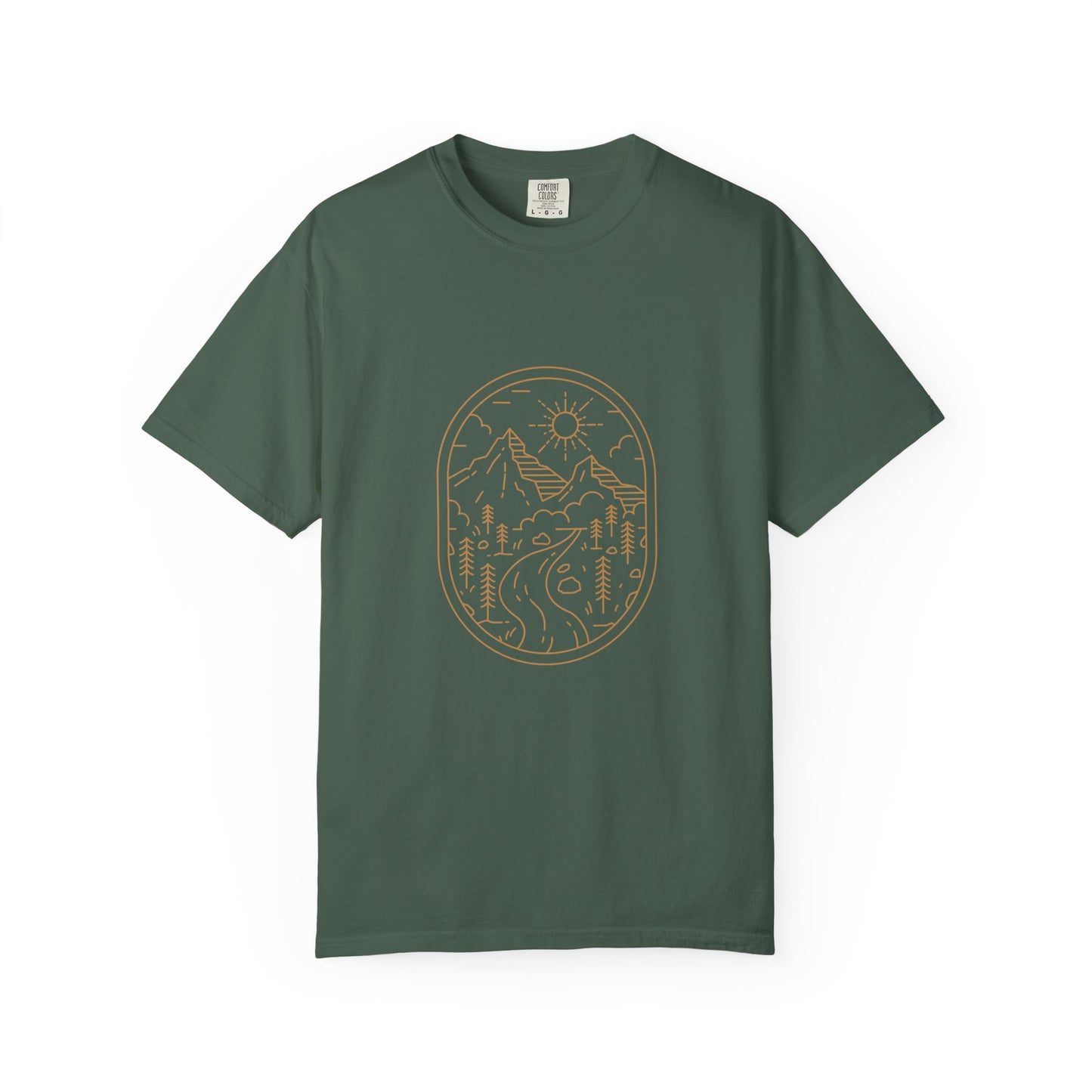 'The Golden Hour' - Mountain Scene Unisex T-shirt