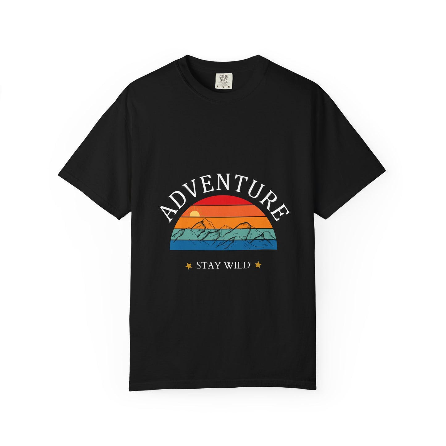 Adventure Stay Wild Unisex Garment-Dyed T-Shirt