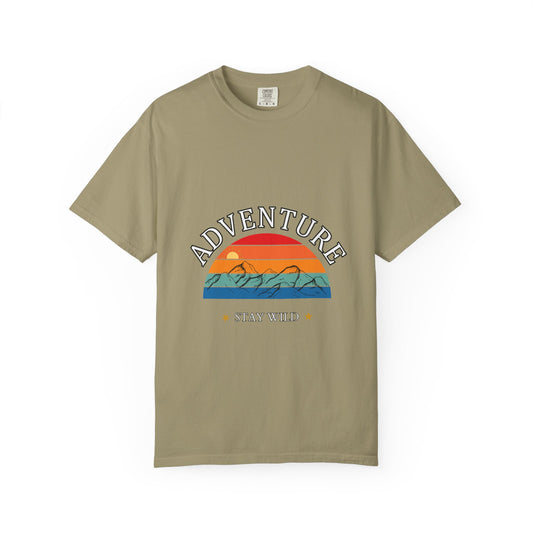 Adventure Stay Wild Unisex Garment-Dyed T-Shirt