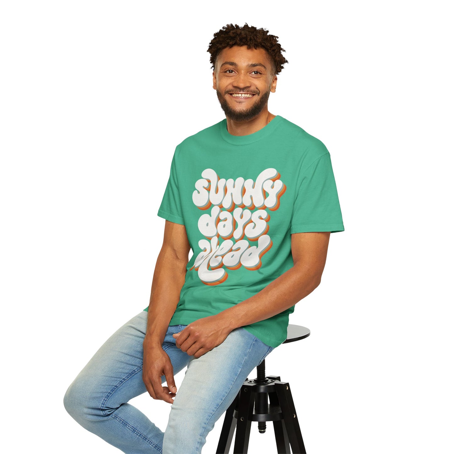 Sunny Days Ahead Groovy - Garment-Dyed T-shirt